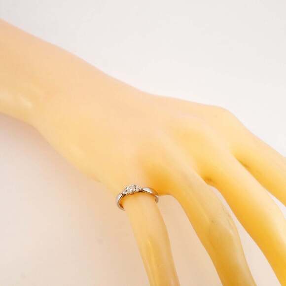 TIFFANY Silver Diamond Ring - Picture 6 of 7